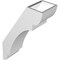 Ekena Millwork 5 1/2-in. W x 12-in. D x 20-in. H Olympic Architectural Grade PVC Knee Brace BRCP055X12X20OLY - alternate 6